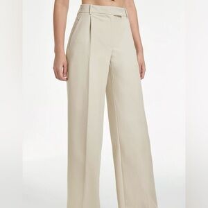 Commense high waisted relax fit wide leg dress pants/ new without tags